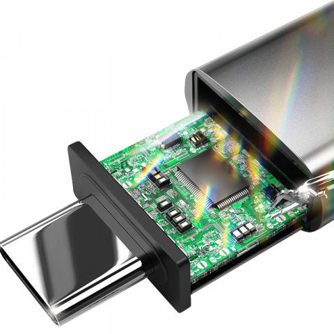 Adaptor OTG USB 3.0 la USB tip C, OTG, Universal, Negru [5]