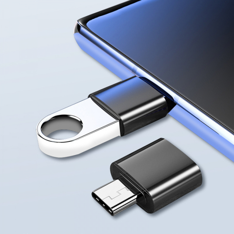 Adaptor OTG USB 3.0 la USB tip C, OTG, Universal, Negru [4]