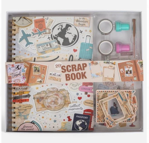Albume Foto - Album Scrapbook Alb Travel 21x30cm