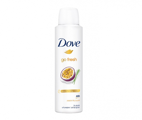 Deodorant spray Dove cu fructul pasiunii 48h, 150 ml