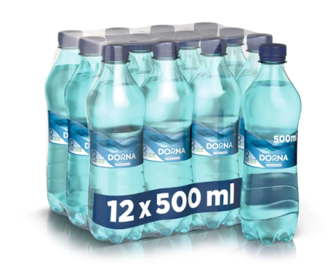 Bauturi carbogazoase - Apa Minerala Carbogazoasa, bax 12 buc x 0,5 L, Dorna