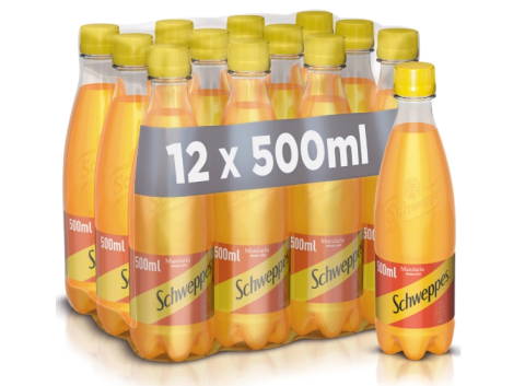 Bautura carbogazoasa Schweppes Mandarin 12 x 500ml