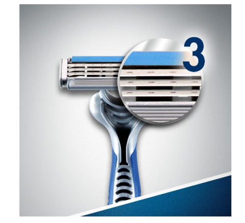 Aparat de ras de unica folosinta Gillette Blue3, 12 buc [2]