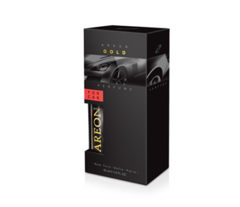 Accesorii Auto - AREON Odorizant Auto  Parfum Masina, Gold 50 ml