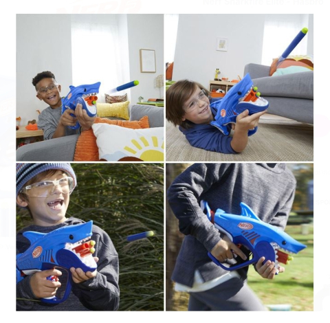 Arma Nerf Sharkfire Elite - Hasbro [1]