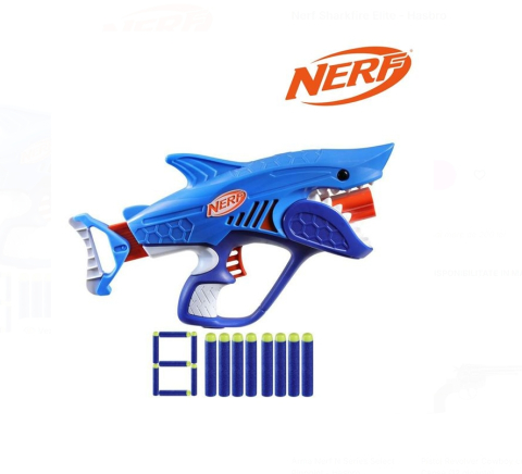 Arme cu Sageti din Spuma - Arma Nerf Sharkfire Elite - Hasbro