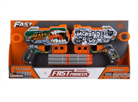 Set Pistoale Graffity Fast Pioneer cu 12 Sageti Moi [1]