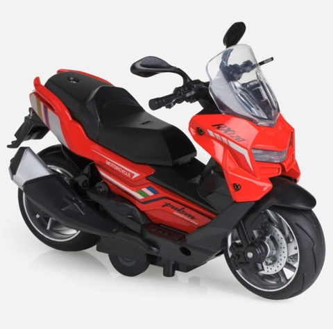 Jucarie Scooter Rosu cu Lumina [2]
