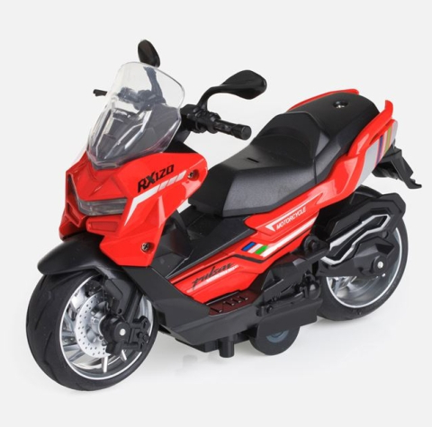 Jucarii baieti - Jucarie Scooter Rosu cu Lumina