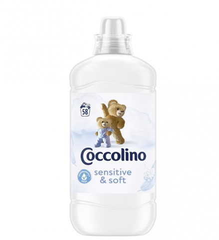 Balsam rufe - Balsam de rufe Coccolino Sensitive Soft, 1.45 l, 58 spalari