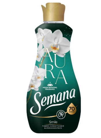 Produse Curatenie - Balsam de rufe Superconcentrat Semana Aura Smile, 70 spalari, 1.4l