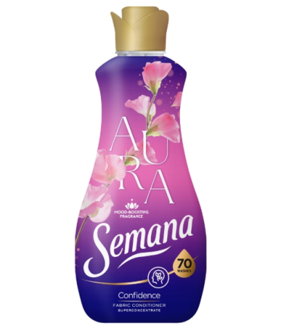 Produse Curatenie - Set 2 x Balsam de rufe Superconcentrat Semana Aura Confidence, 70 spalari, 1.4l - Copie