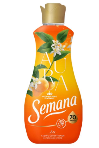 Produse Curatenie - Balsam de rufe Superconcentrat Semana Aura Joy, 70 spalari, 1.4l