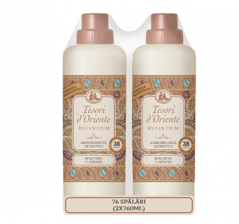 Produse Curatenie - Pachet Balsam de rufe Tesori d'Oriente Byzantium 2x38 de spalari, 2x760ML