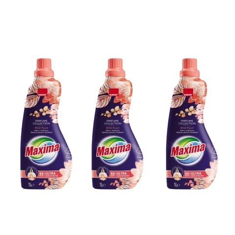 Balsam rufe - Pachet 3 X Balsam de rufe ultra concentrat Sano Wild Pearl, 40 spalari, 1l