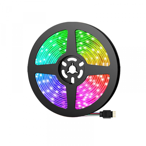 Banda LED Smart WiFi , sincronizare muzicala, microfon extern modern, telecomanda si control prin telefon (IOS/Android), WiFI , USB, lungime 5 metri, 5050 RGB [6]