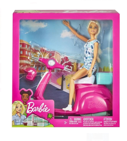 Papusa Barbie cu Scooter - Mattel [2]