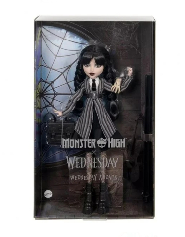 Papusa Monster High Wednesday de Colectie School Outfit - Mattel [5]