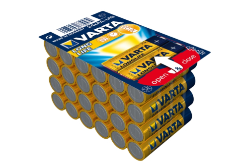 Baterii - Baterii Alcaline VARTA Longlife Extra AA, cutie 24 buc