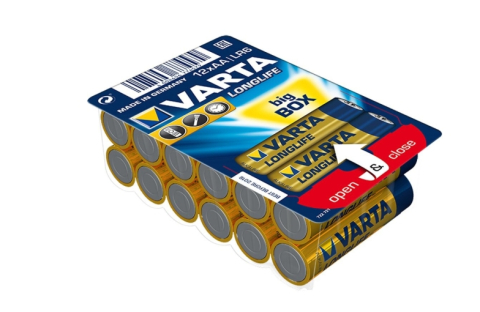 Baterii - Baterii Alcaline VARTA Longlife Extra AA, 12 buc