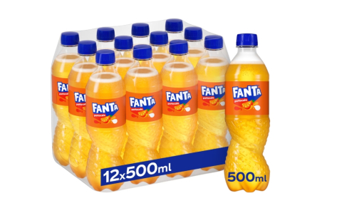 Bautura racoritoare carbogazoasa Fanta Portocale, Pet 12 x 0.5l