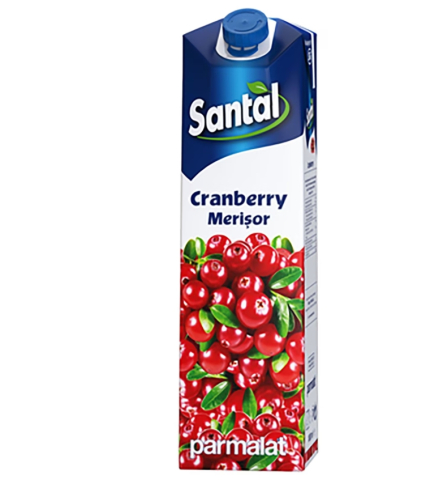 Bautura racoritoare necarbogazoasa SANTAL Merisor bax 1L x 4 cutii