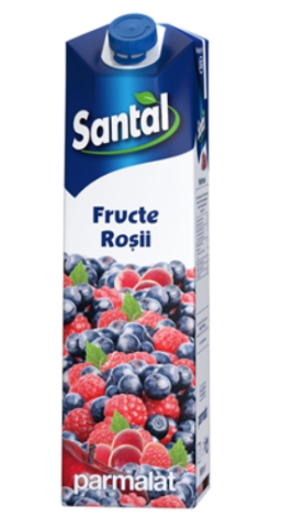 Bauturi necarbogazoase - Suc de Fructe Rosii 30% Santal, 4 x 1 l