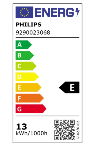 Pachet 2 becuri LED Philips A67, E27, 13W (100W), 1521 lm, lumina alba calda (2700K), Clasa energetica E [2]