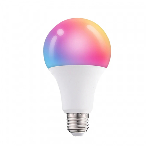 Bec LED Inteligent, 9W, WiFi, Compatibil cu Google Assistant si Alexa, Control la Distanta (Tuya/Smart Life) , 2700 ~ 6500K , RGB, E27 [6]