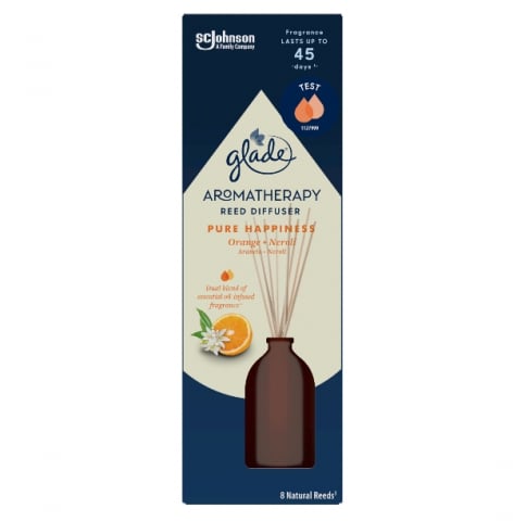 Odorizant Camera - Betisoare Parfumate Glade Aromatherapy Pure Happiness, 80ml
