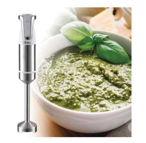 Blender 3 in 1 cu chopper si mixer Ardes Trinity, Otel inoxidabil, Vas gradat 700 ml, 1000 W, 20 de viteze reglabile, Gri/ Alb [5]