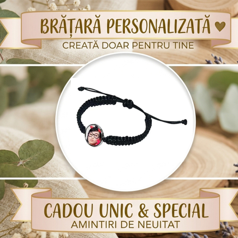 Seturi Cadou - Bratara cu banut personalizat