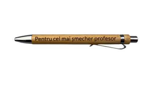 Pix din bambus - personalizat cu text prin gravare [4]