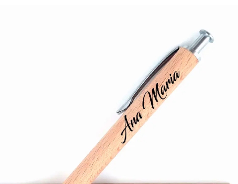 Pix din bambus - personalizat cu text prin gravare [6]