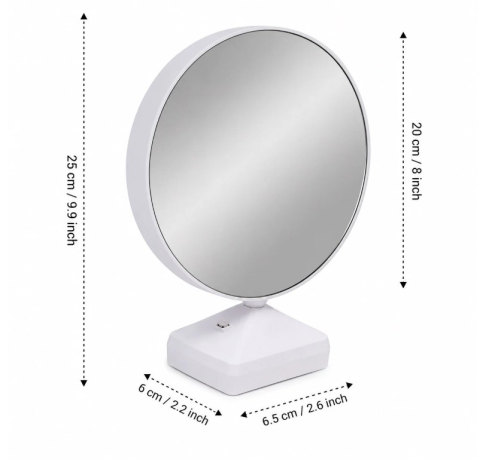 Oglinda magica cu insertie foto si lumina LED - ROTUND [1]