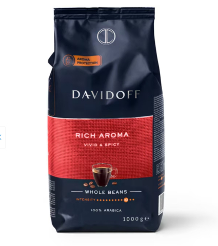 Cafea - Cafea boabe, Davidoff Rich Aroma, 1 kg