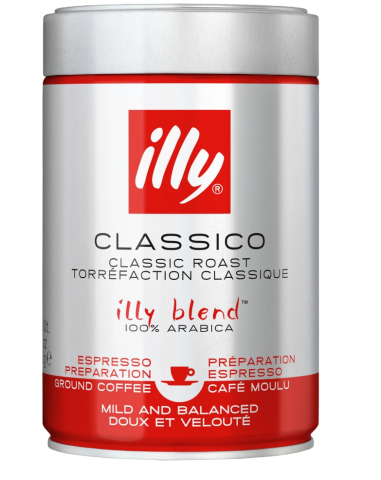 Cafea - Cafea macinata, illy Classico, 250 g