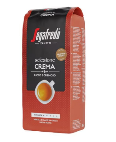 Cafea - Cafea boabe, Segafredo, Selezione Crema, 100% Arabica si Robusta, 1000 g