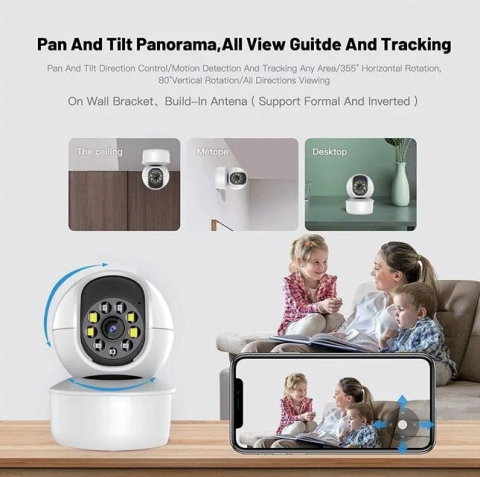 Smart Home - Camera de Supraveghere HD WiFi pentru Spatii Interioare