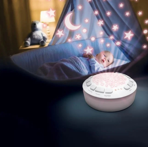 Ursulet Alb cu Proiector Sunet & Lumina [2]