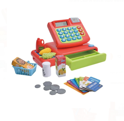 Jucarii Casnice - Jucarie Casa de Marcat Super Market cu Accesorii
