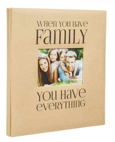 Albume Foto - Album Foto Kraft Family 22.5x28cm - 15F