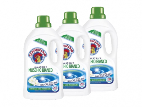 Detergent rufe - CHANTECLAIR Detergent Lichid cu Parfum de Mosc, 3 x 1.26 L, 84 spalari