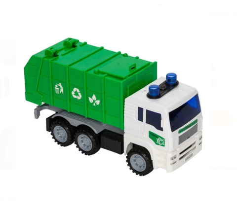 Camion de Deseuri Reciclare Verde cu Sunet & Lumini [2]