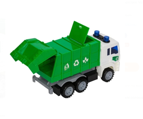 Camion de Deseuri Reciclare Verde cu Sunet & Lumini [1]