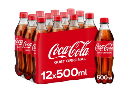 Bautura carbogazoasa Coca–Cola, 12 x 0.5l