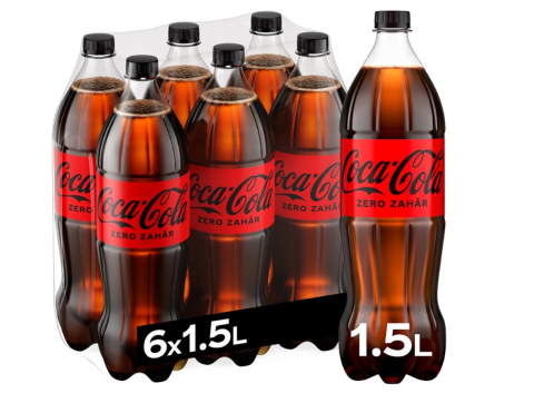 Bautura racoritoare carbogazoasa COCA-COLA Zero bax 1.5L x 6 sticle