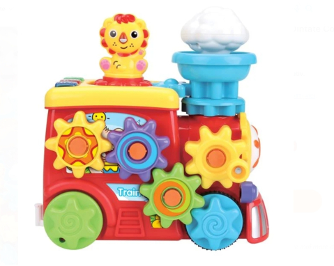 Tren Prescolar cu Roti Dintate Colorate Efecte Sonore & Lumini [1]