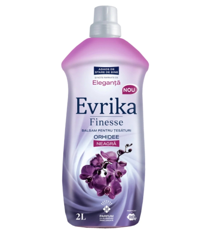 Produse Curatenie - Balsam de rufe Evrika Finesse, Orhidee neagra, 2 l