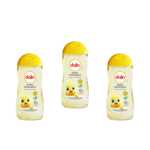 Sampon si lotiuni copii - Set 3 x Sampon Dalin fara Lacrimi, pentru Copii, 200 ml